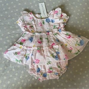Janie and Jack 2 piece baby outfit